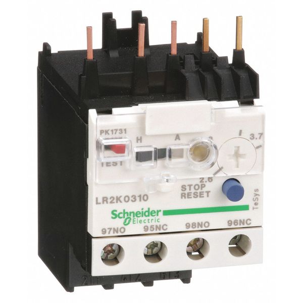 Overload Relay, 2.60 to 3.70A, Class 10, 3P