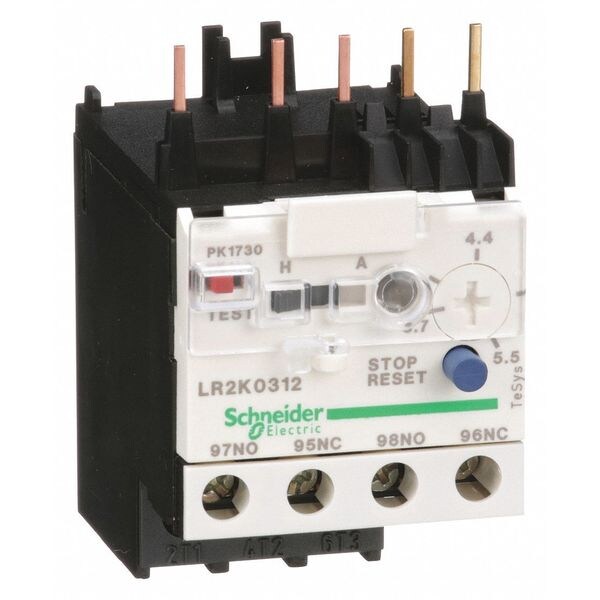 Overload Relay, 3.80 to 5.50A, Class 10, 3P