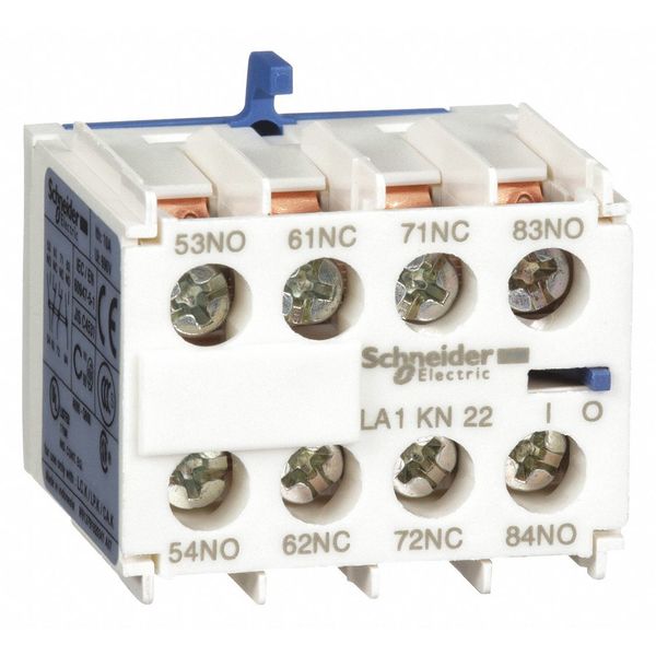 IEC Contact Block, 10A, 2NC, 2NO