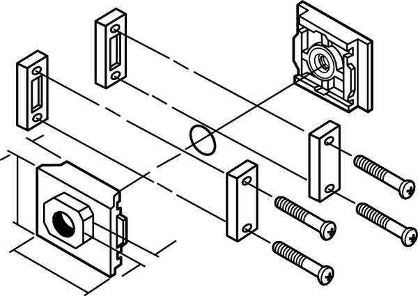 End Block, 3/8 In NPT