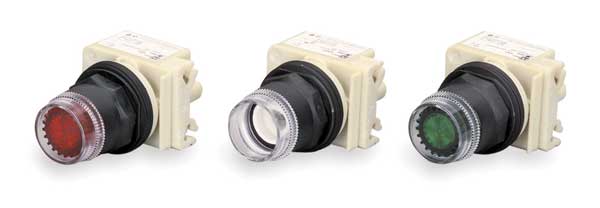 Illuminated Push Button Operator, 30 mm, No Cap