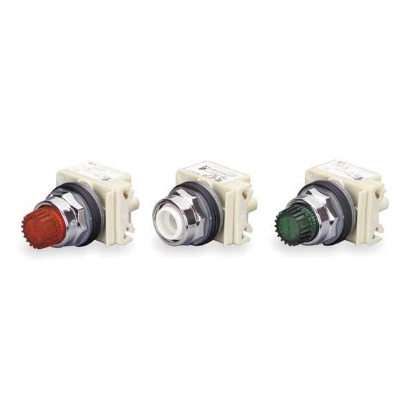 Illuminated Push Button Operator, 30 mm, No Cap