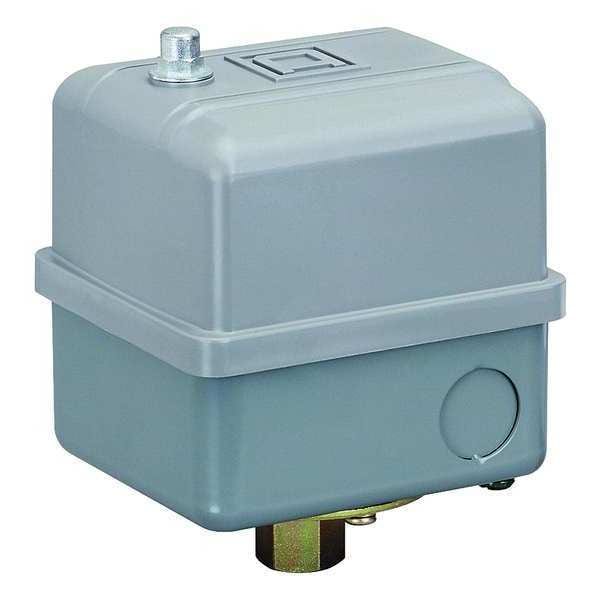 Pressure Switch, (1) Port, 1/4 in FNPS, DPST, 5 to 80 psi, Standard Action