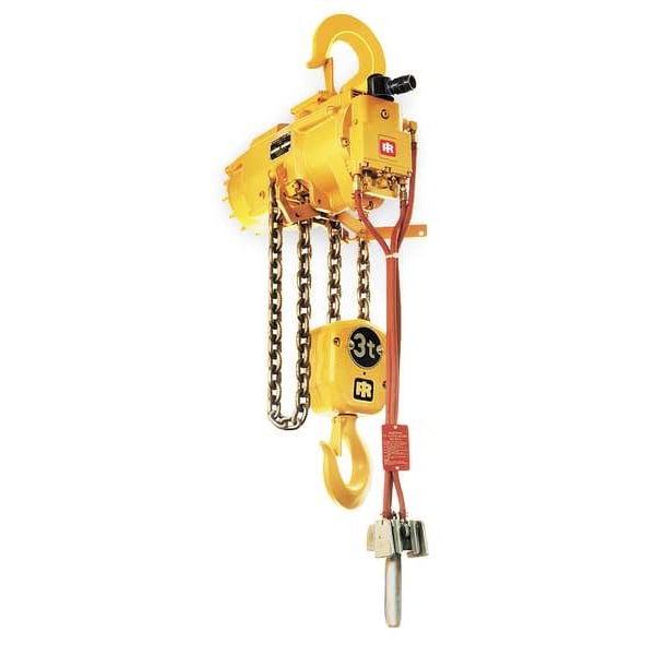 Air Chain Hoist, 6600 lb. Cap., 10 ft. Lft