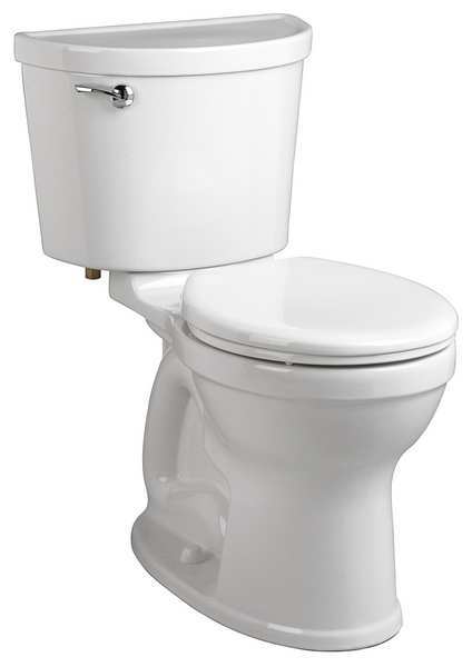 Tank Toilet, 1.28 gpf, Gravity Fed, Floor Mount, Elongated, White
