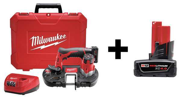 Portable Cordless Band Saw, 12.0, 27 in Blade Length