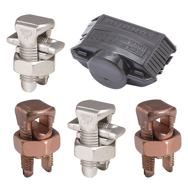 Split-Bolt Connector Kit, 6 str to 3 str