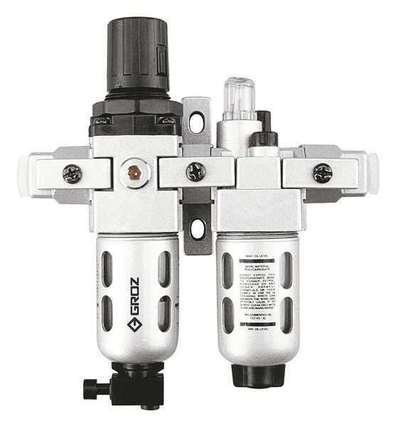 Filter/Regulator/Lubricator, 1/4In, 18cfm