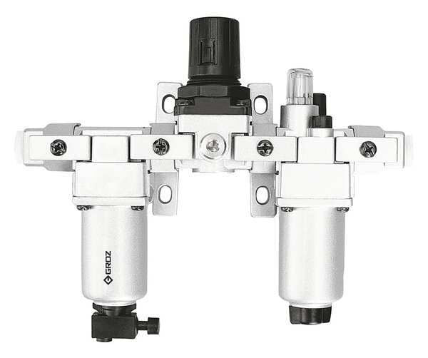 Filter/Regulator/Lubricator, 1/2In, 290psi
