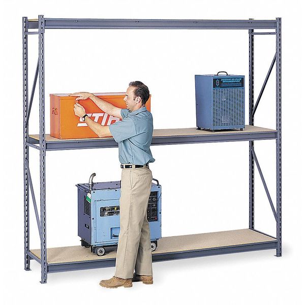 Starter Bulk Storage Rack, 24 in D, 96 in W, 3 Shelves