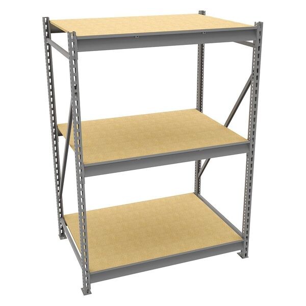 Starter Bulk Storage Rack, 36 in D, 48 in W, 3 Shelves