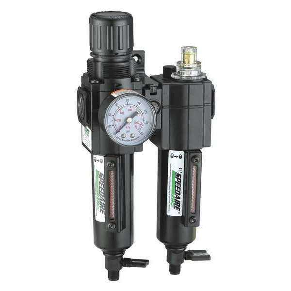FRL, 1/4 In. NPT, 51 cfm, 250 psi