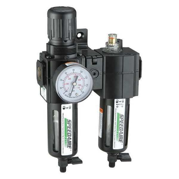 FRL, 3/8 In. NPT, 60 cfm, 150 psi