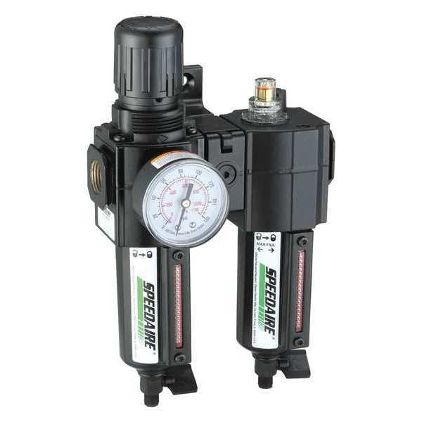 FRL, 1/2 In. NPT, 60 cfm, 250 psi