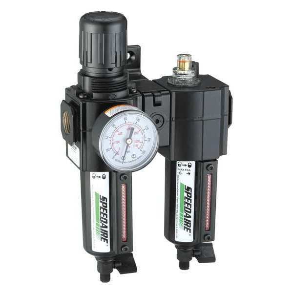 FRL, 3/8 In. NPT, 60 cfm, 250 psi