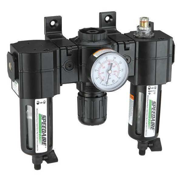 FRL, 3/8 In. NPT, 60 cfm, 150 psi