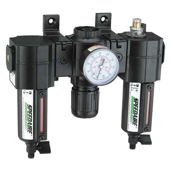 FRL, 1/4 In. NPT, 56 cfm, 250 psi