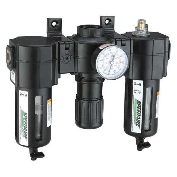 FRL, 1/2 In. NPT, 154 cfm, 150 psi