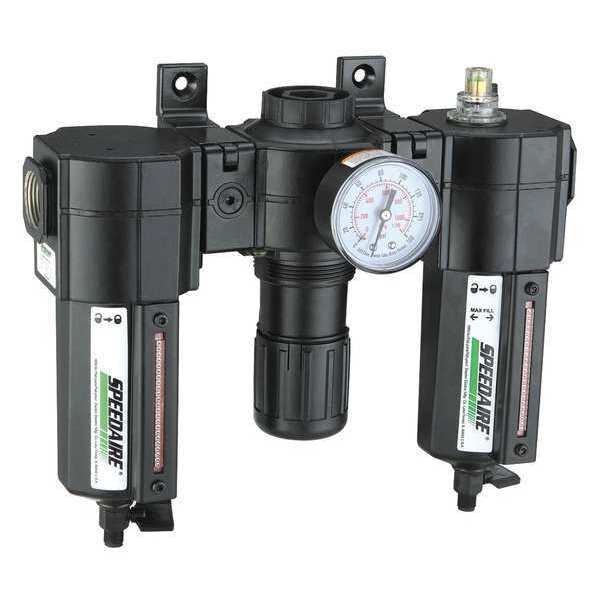 FRL, 1/2 In. NPT, 192 cfm, 250 psi