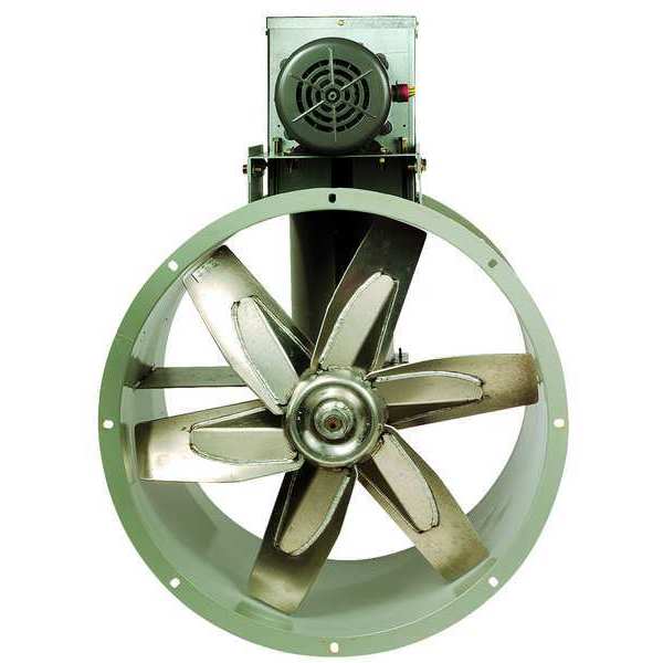 Tubeaxial Fan w/ Drive Pkg, 230/460 V