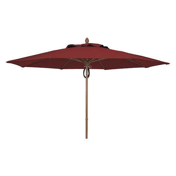 Market Umbrella 8Rb Pulley Pin, Burgundy, 11 ft.
