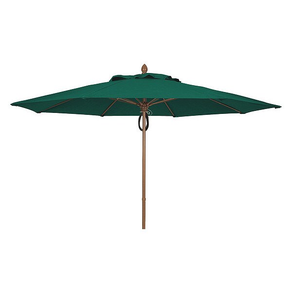 Market Umbrella 8Rib Pulley Pin, Green, 11 ft.