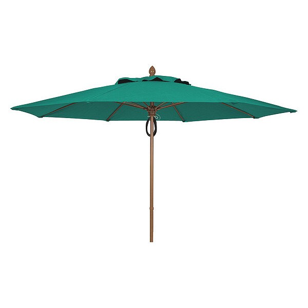 Market Umbrella 8Rib Pulley Pin, Teal, 11 ft.