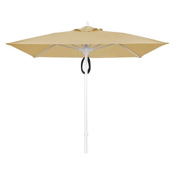 Mrkt Umbrella 4 Rib Plly Pin, Linen, 7.5Ft