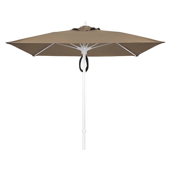 Mrkt Umbrella 4 Rib Plly Pin, Taupe, 7.5Ft