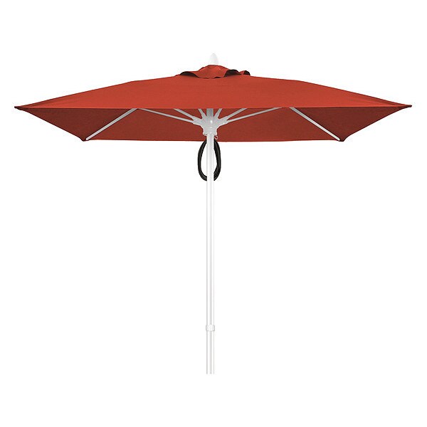 Mrkt Umbrella 4Rib Plly Pin, Terrctta, 6Ft
