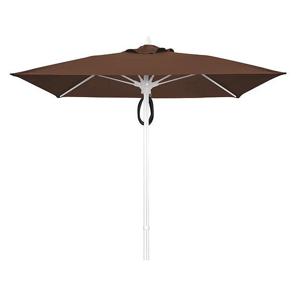 Mrkt Umbrella 4 Rib Plly Pin, Brown, 7.5Ft