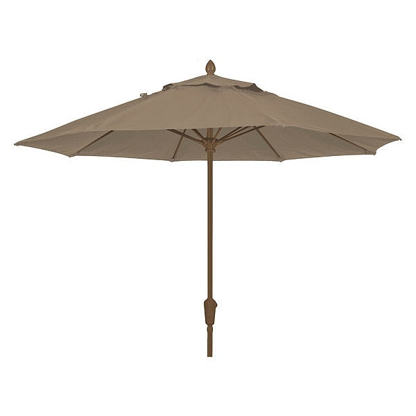 Market Umbrella 8Rib Cb Crank, Taupe, 7.5 ft.