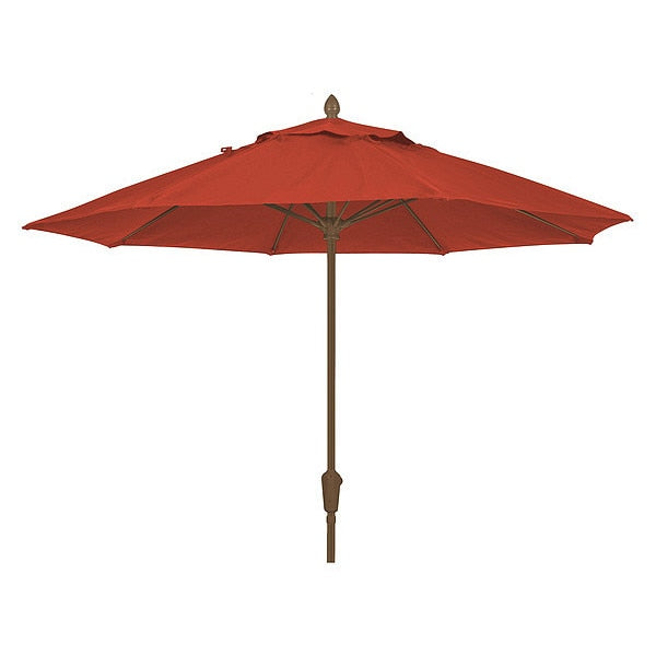 Market Umbrella 8Rib Crank, Terractta, 7.5ft.