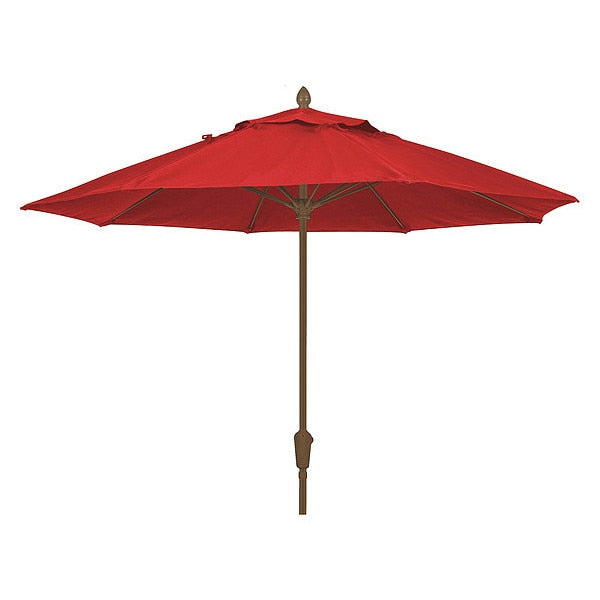 Market Umbrella 8Rib Cb Crank, Red, 7.5 ft.