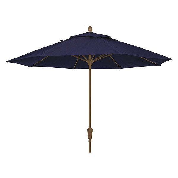 Market Umbrella 8Rib Crank Cb, Navy, 9 ft.