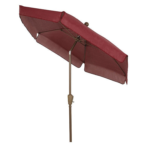 Garden Tlt Umbrella Crnk Cb, Brgndy, 7.5Ft