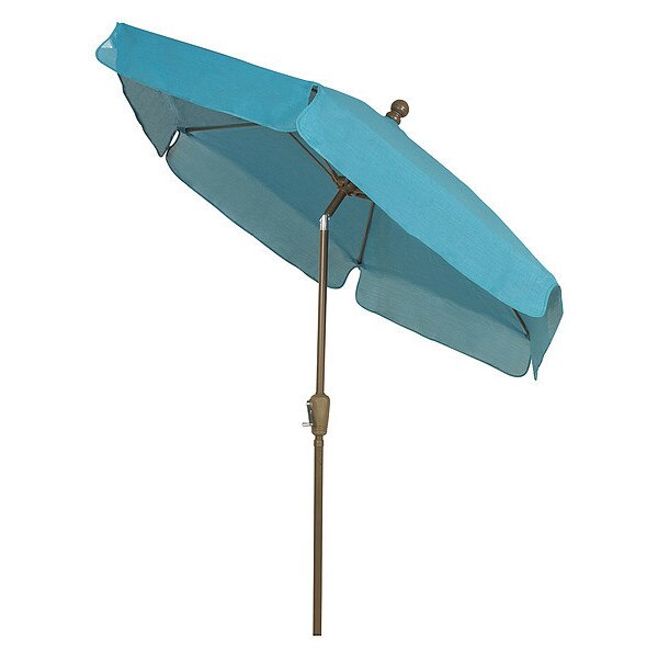 Garden Tilt Umbrella Crank Cb, Teal, 7.5ft.
