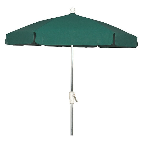 Garden Umbrella Crank Ba, Green, 7.5 ft.