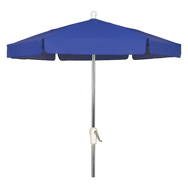 Garden Umbrella Crank Ba, Blue, 7.5 ft.