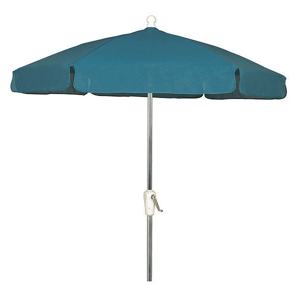 Garden Umbrella Crank Ba, Teal, 7.5 ft.