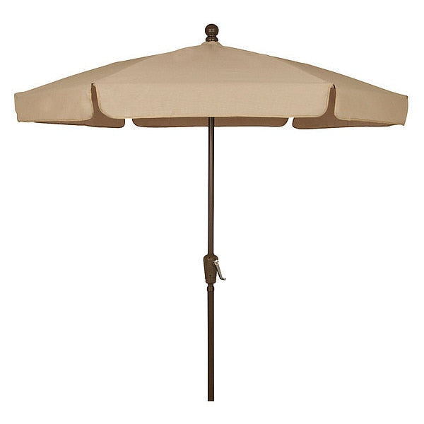 Garden Umbrella Crank Cb, Beige, 7.5 ft.