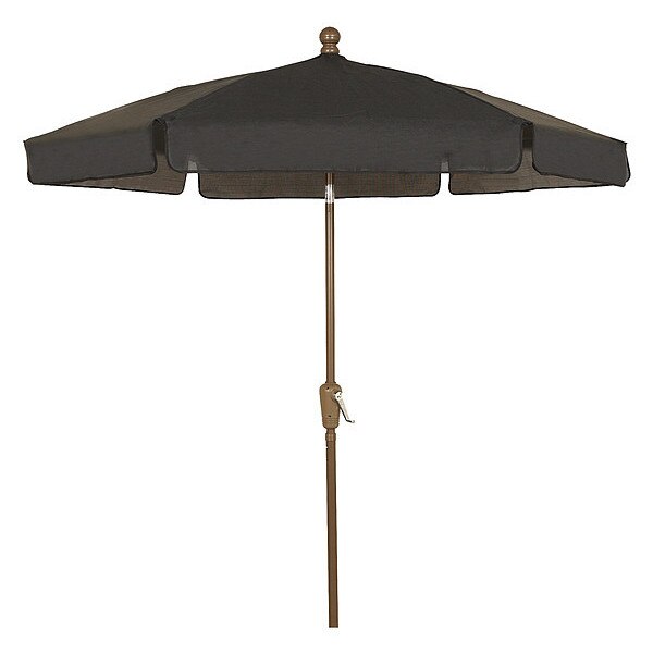 Garden Umbrella Crank Cb, Black, 7.5 ft.