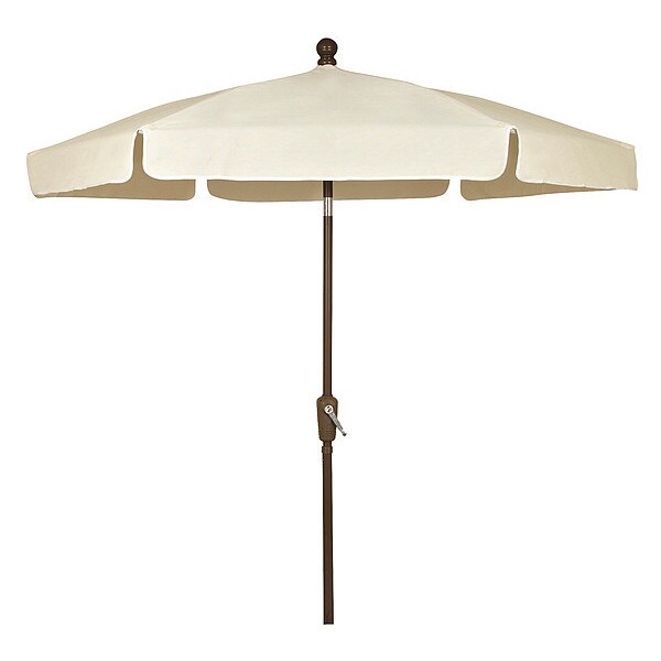 Garden Umbrella Crank Cb, Natural, 7.5 ft.