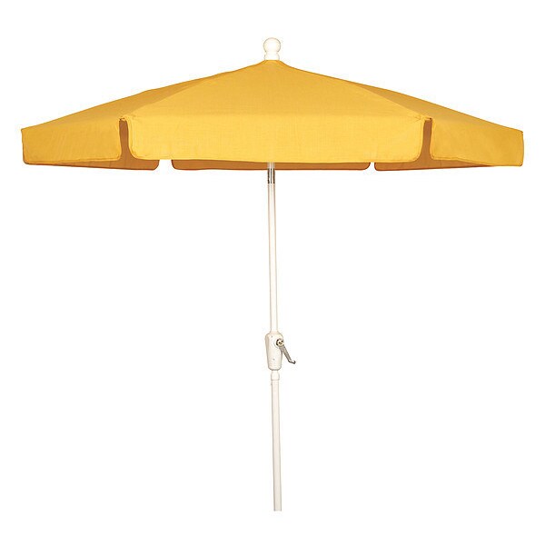 Garden Umbrella Crank White, Teal, 7.5 ft.