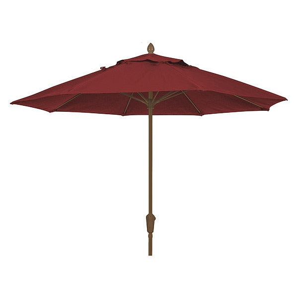 Market Umbrella 8Rib Cb Crank, Burgundy, 7.5ft.