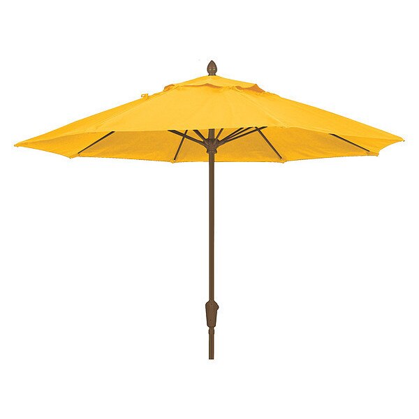 Mrkt Umbrella 8Rib Cb Crnk, Bttrcup, 7.5Ft
