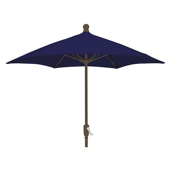 Patio Umbrella Crank Cb, Navy Blue, 7.5 ft.