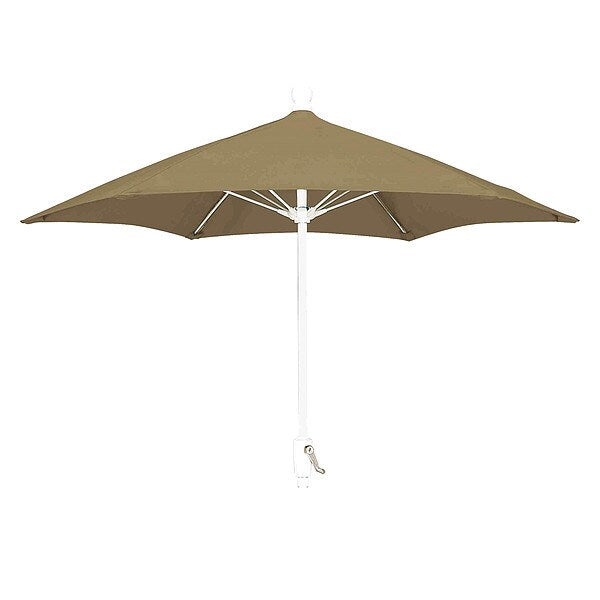 Patio Umbrella Crank White, Beige, 7.5 ft.