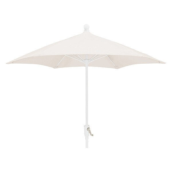 Patio Umbrella Crank White, Natural, 7.5 ft.
