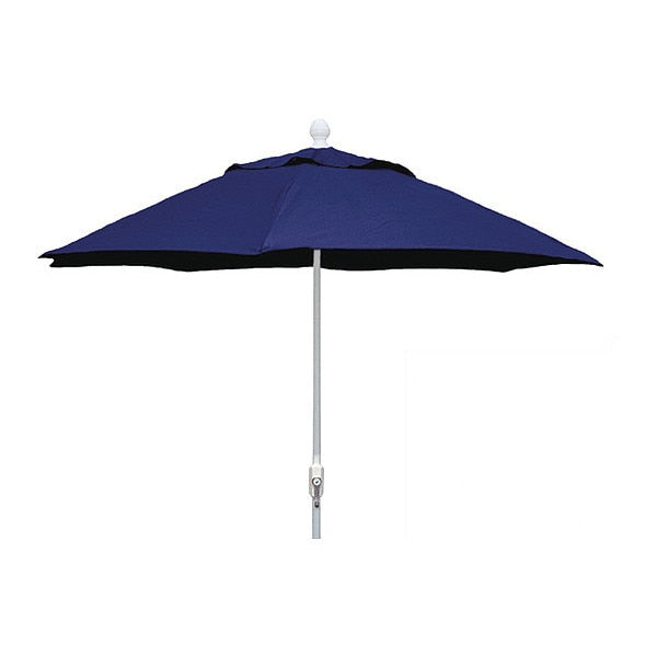 Patio Umbrella CrnkW/Navy Blue, 7.5Ft